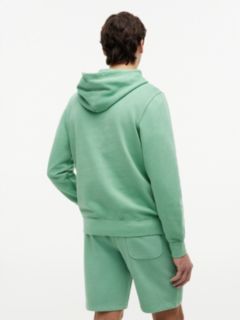 Garment-Washed Terry Hoodie — Fort Green 4