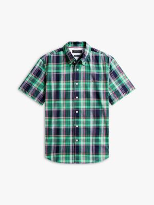 Мужские рубашки Tommy Hilfiger Regular Fit Bold Plaid Oxford Shirt — фото 5