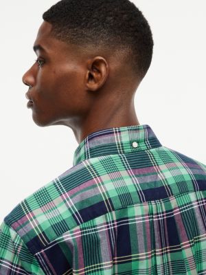 Мужские рубашки Tommy Hilfiger Regular Fit Bold Plaid Oxford Shirt — фото 3