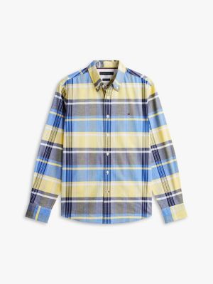 Мужские рубашки Tommy Hilfiger Regular Fit Plaid Stretch Oxford Shirt — фото 5