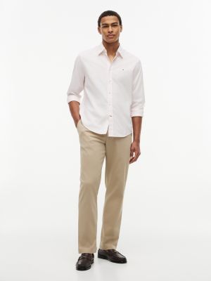 Мужские рубашки Tommy Hilfiger Regular Fit Striped All-Day Shirt — фото 2
