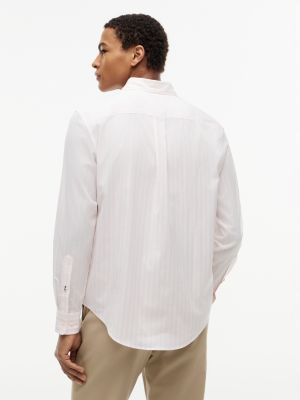 Мужские рубашки Tommy Hilfiger Regular Fit Striped All-Day Shirt — фото 4