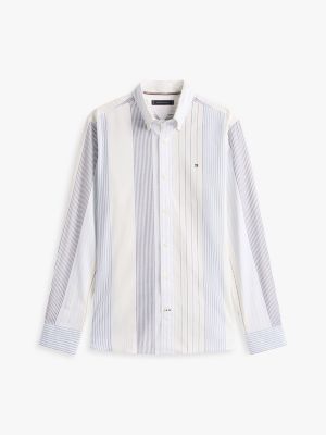 Regular Fit Mix Stripe All-Day Shirt | Tommy Hilfiger USA