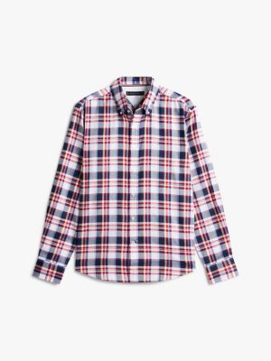 Мужские рубашки Tommy Hilfiger Regular Fit Bold Plaid Twill Shirt — фото 5