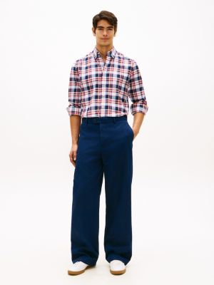 Мужские рубашки Tommy Hilfiger Regular Fit Bold Plaid Twill Shirt — фото 3