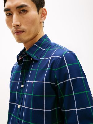 Мужские рубашки Tommy Hilfiger Regular Fit Windowpane All-Day Shirt — фото 2
