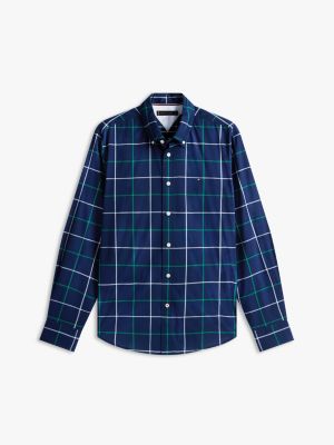 Мужские рубашки Tommy Hilfiger Regular Fit Windowpane All-Day Shirt — фото 5