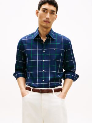 Regular Fit Windowpane All-Day Shirt, Carbon Navy Multi Pane