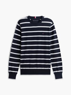 Мужские свитеры Tommy Hilfiger Striped Classic Crewneck Sweater — фото 6