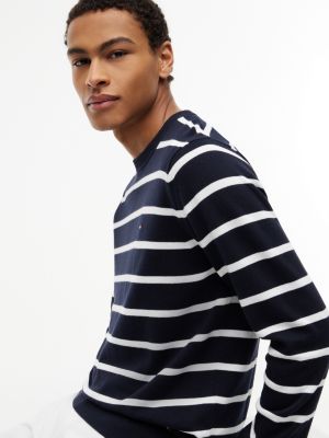 Мужские свитеры Tommy Hilfiger Striped Classic Crewneck Sweater — фото 3