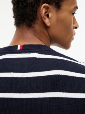 Мужские свитеры Tommy Hilfiger Striped Classic Crewneck Sweater — фото 4