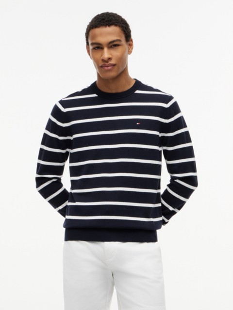 Мужские свитеры Tommy Hilfiger Striped Classic Crewneck Sweater