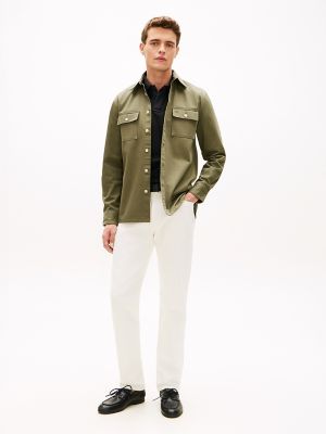 Мужские свитеры Tommy Hilfiger Regular Fit Slub Twill Overshirt — фото 2