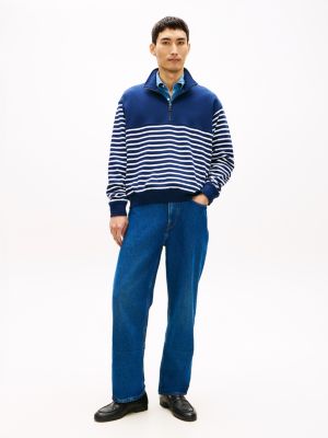 Stripe Quarter-Zip Sweatshirt | Tommy Hilfiger