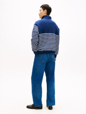 Stripe Quarter-Zip Sweatshirt | Tommy Hilfiger