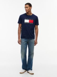 Big Flag Logo T-Shirt — Light Navy 2