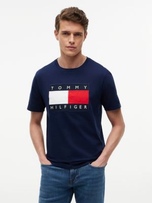 Big Flag Logo T-Shirt, Carbon Navy