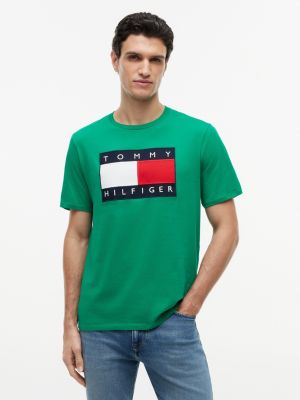Big Flag Logo T-Shirt, Olympic Green