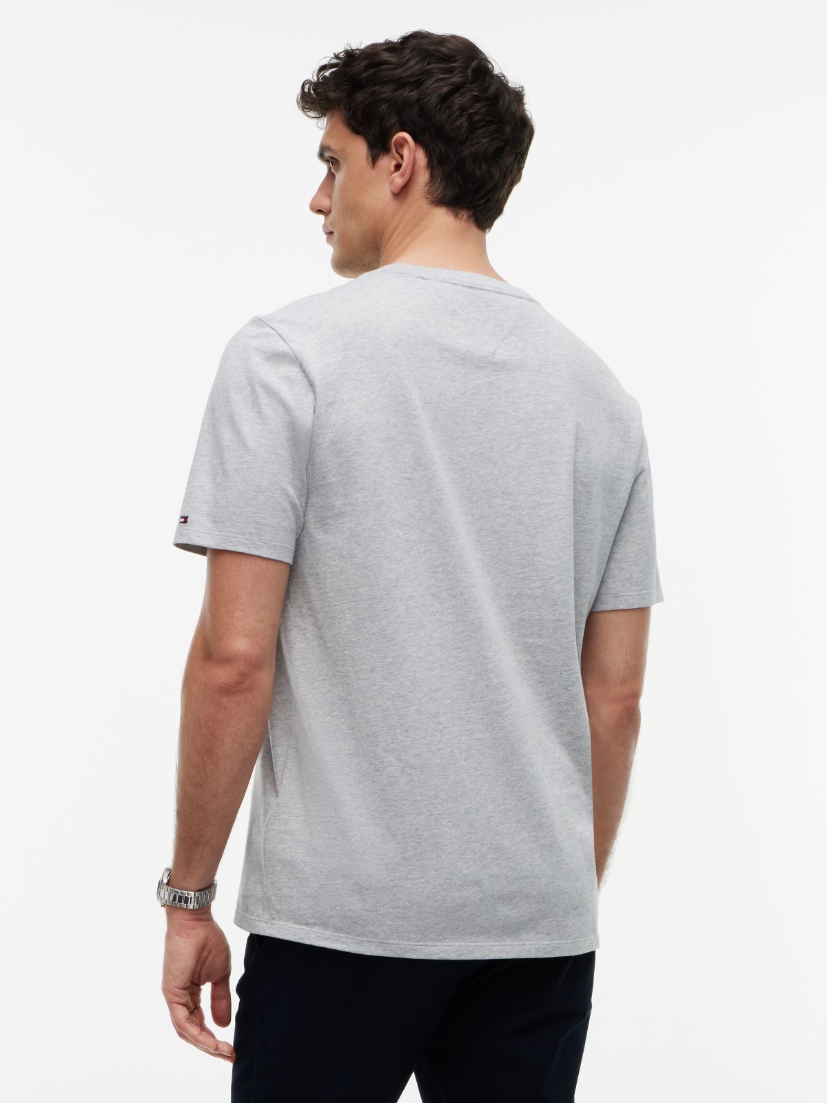 Big Flag Logo T-Shirt — Grey Heather