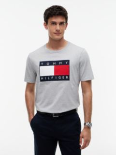Big Flag Logo T-Shirt — Grey Heather 1