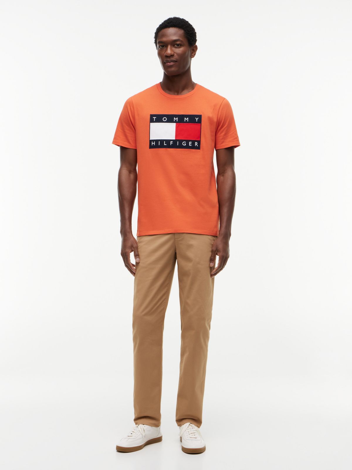 Big Flag Logo T-Shirt — Brilliant Orange