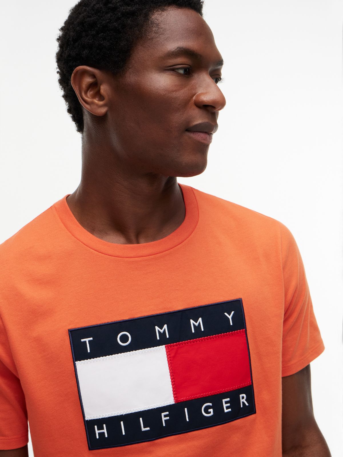 Big Flag Logo T-Shirt — Brilliant Orange