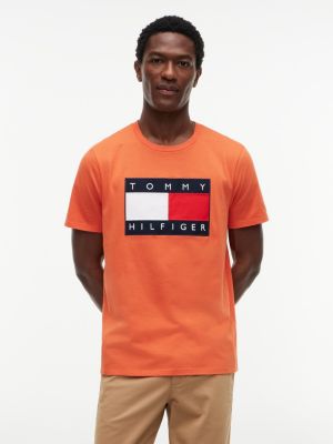 Big Flag Logo T-Shirt, Brilliant Orange