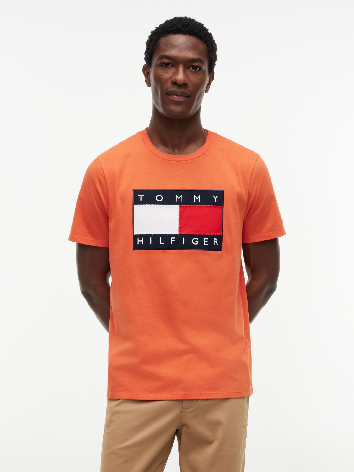 Big Flag Logo T-Shirt — Brilliant Orange