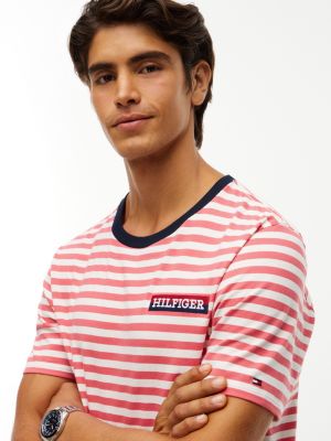 Striped Hilfiger Logo T-Shirt | Tommy Hilfiger
