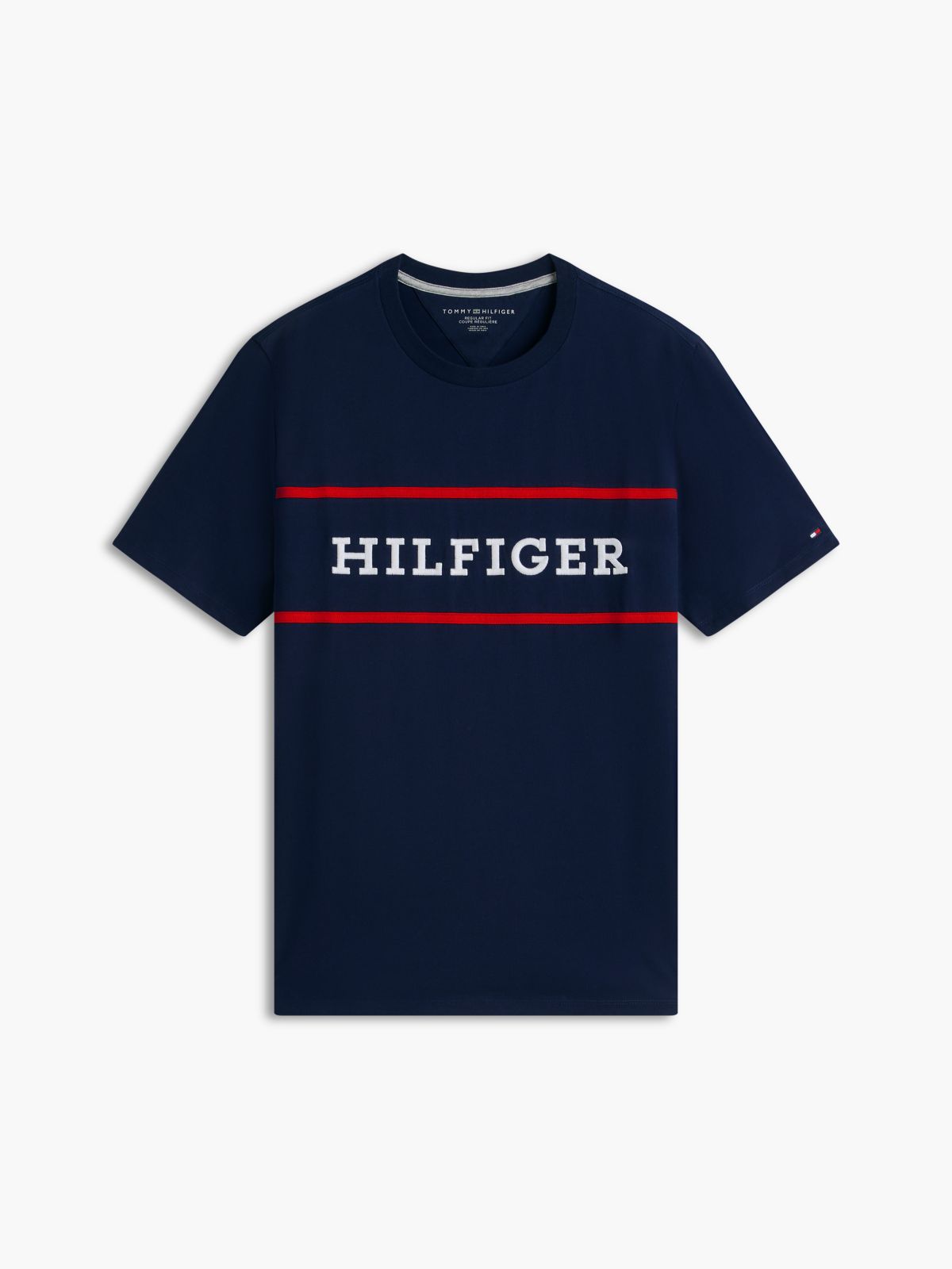 Hilfiger Logo T-Shirt — Light Navy