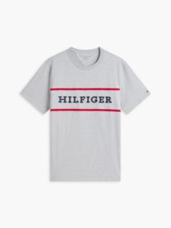 Hilfiger Logo T-Shirt — Grey Heather 5