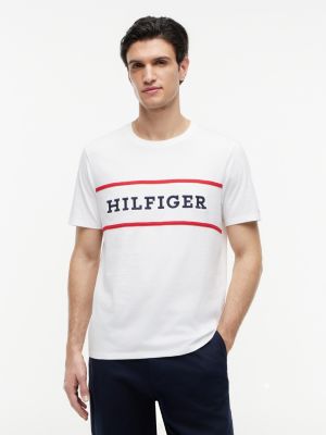 Hilfiger Logo T-Shirt, Optic White