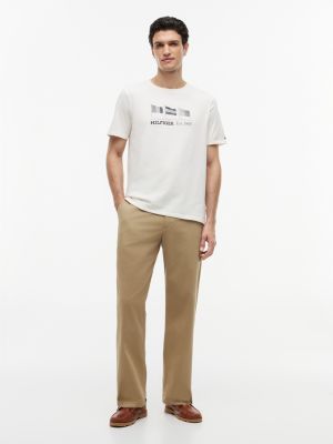 Мужские футболки Tommy Hilfiger Hilfiger Multi-Flag Logo T-Shirt — фото 2