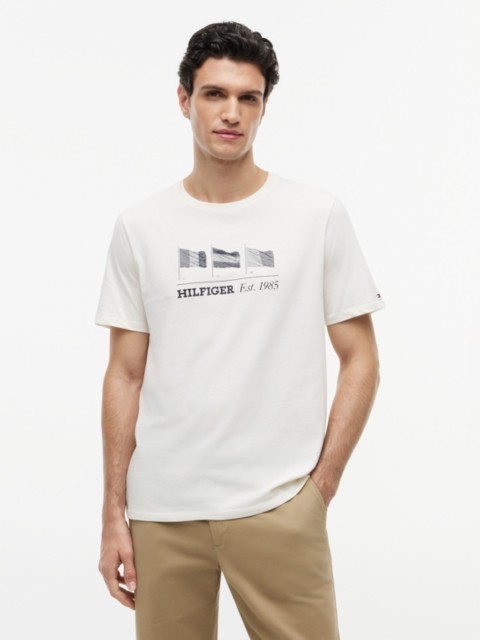 Мужские футболки Tommy Hilfiger Hilfiger Multi-Flag Logo T-Shirt
