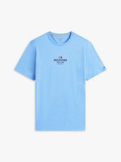 Hilfiger Logo T-Shirt — Blue Heather 5