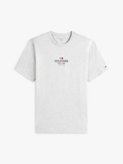 Hilfiger Logo T-Shirt — Grey Heather 5