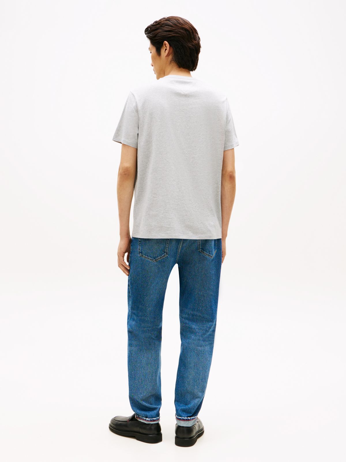 Hilfiger Logo T-Shirt — Grey Heather