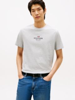 Hilfiger Logo T-Shirt — Grey Heather 1