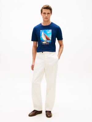 Мужские футболки Tommy Hilfiger Hilfiger Sailing Photo Print T-Shirt — фото 2