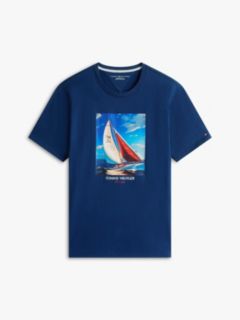 Hilfiger Sailing Photo Print T-Shirt — Light Navy 5