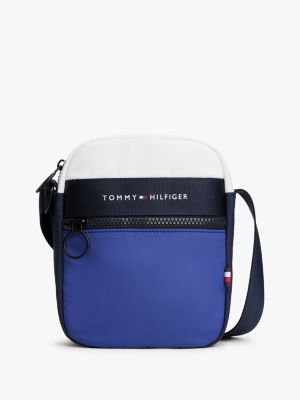 Colorblock Mini Reporter Bag, Wedge Blue Multi