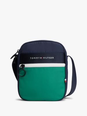 Colorblock Mini Reporter Bag, Nouveau Green Multi