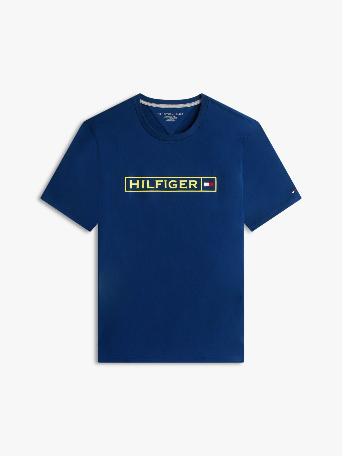 Hilfiger Box Logo T-Shirt — Light Navy