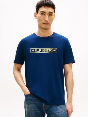 Hilfiger Box Logo T-Shirt, Navy