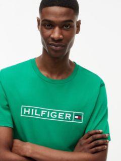 Hilfiger Box Logo T-Shirt — Olympic Green 3