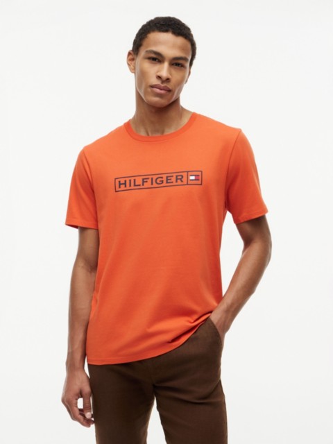 Мужские футболки Tommy Hilfiger Hilfiger Box Logo T-Shirt