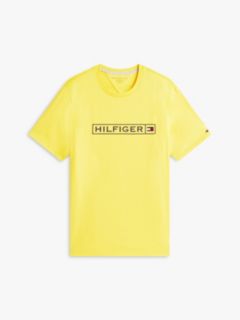 Hilfiger Box Logo T-Shirt — Marigold Yellow 5