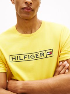 Hilfiger Box Logo T-Shirt — Marigold Yellow 3