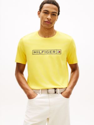 Hilfiger Box Logo T-Shirt, Marigold Yellow