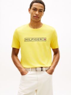 Hilfiger Box Logo T-Shirt — Marigold Yellow 1